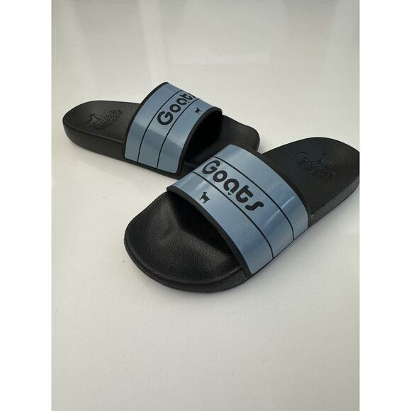 GOATS Blue Black Pool Slip On Slide Sz Kids 1Y EU 33 New Nordstrom Rare - Picture 2 of 5